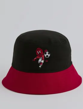 Manchester United x Fred The Red Child's Bucket Hat Black YOUTH - New era - FashionsVida