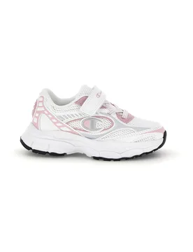 Sneakers bianche e rosa con dettagli in mesh RT25 U PS 28½ - Champion - FashionsVida