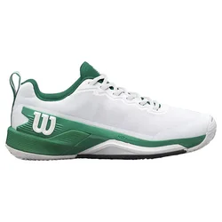 Rush Pro 4.5 Clay Shoes White / Bosphorus / Black UK 8.5