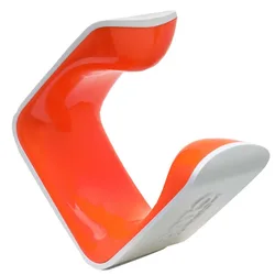 Supporto A Parete Per Biciclette Clug Mtb Plus 2xl White / Orange