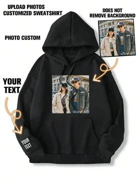 Ropa de hombre de talla personalizada lista para usar, personalización personalizada, blusas de hombre, sudaderas con capucha de hombre, ropa deporti - Shein - FashionsVida