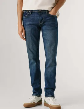 Vaquero de hombre fit slim y tiro bajo - Pepe Jeans - FashionsVida