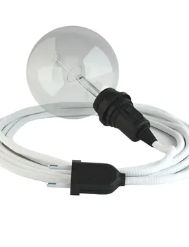 Cables Lampe Suspendue Pour Abat-jour Rm01 5 M White / Black One Size - Creative - FashionsVida