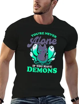 Me And My Demons - Cute Evil Cat Gift T-Shirt graphic shirts graphic t shirt vintage black t-shirts for men - Aliexpress - FashionsVida