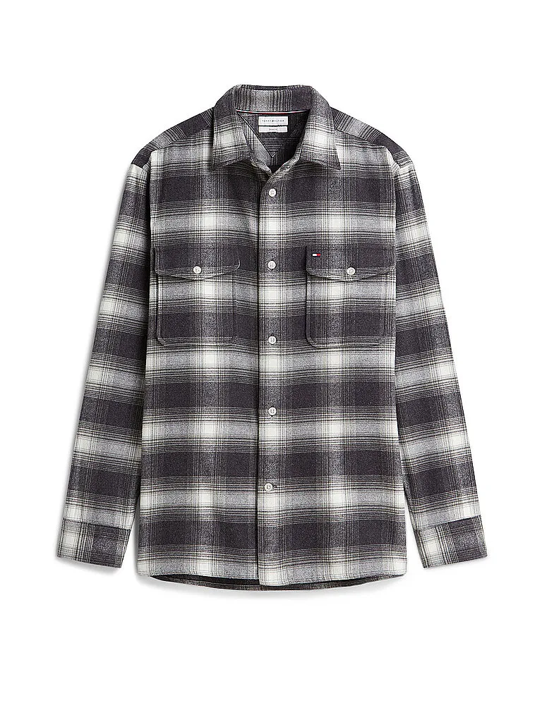 Overshirt gris claro XXL - Tommy hilfiger - FashionsVida