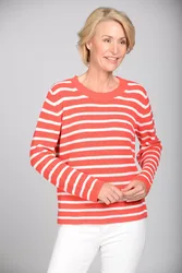Rdh.-Pullover, Streifen female