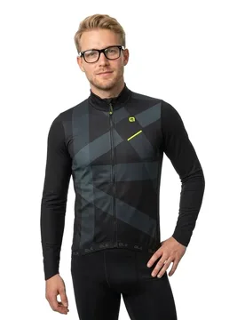 Maglia A Maniche Lunghe Pragma Direction Black - Ale - FashionsVida