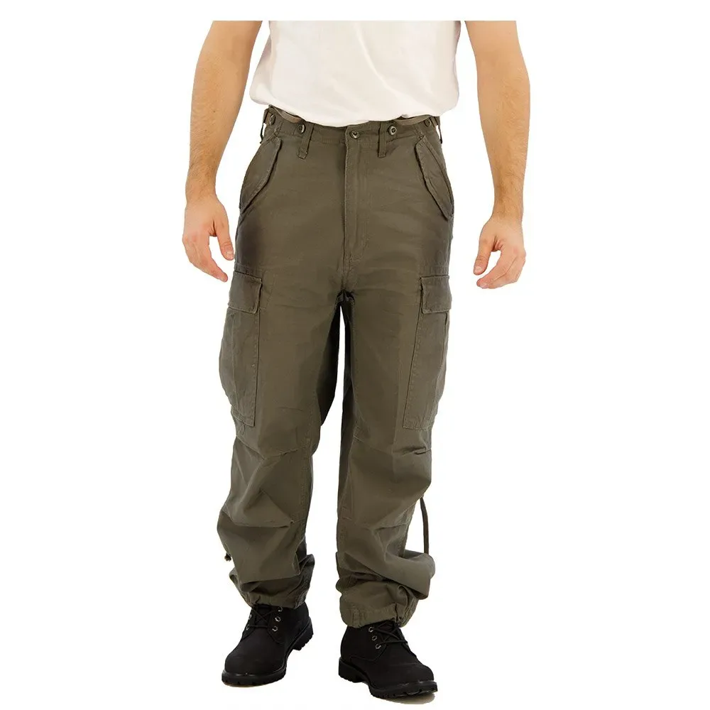 Pantaloni M65 Vintage Olive S - Brandit - FashionsVida