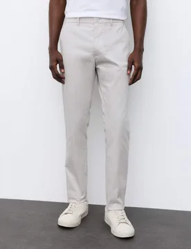 Slim Fit Super Lightweight Chinos Dove male - Autograph - FashionsVida
