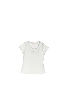 T-shirt girocollo JUNIOR BIANCO XXS - Liu jo - FashionsVida