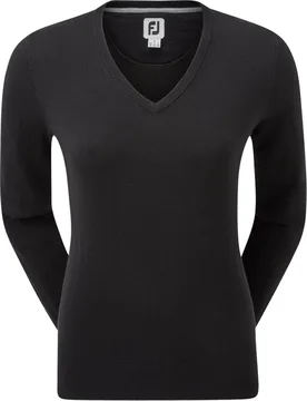 Pullover Wool Blend V-Neck, schwarz xs - FootJoy - FashionsVida