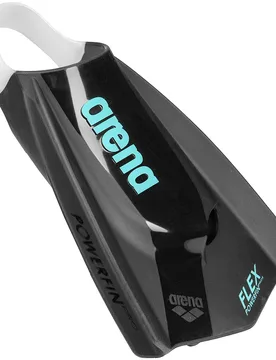 Powerfin Pro Ii Flex Swimming Fins Black UK 3.5-4 unisex - Arena - FashionsVida