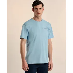 Camiseta de hombre clásica manga corta estampada