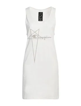 Mini-Kleid Damen Elfenbein L,M,S Damen - RICK OWENS x CHAMPION - FashionsVida