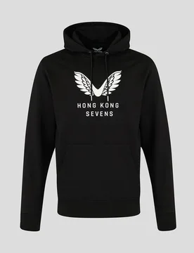 Hong Kong China Rugby Unisex 2026 Hk7s Big Wings Hoodie BLACK 5XL unisex - Castore - FashionsVida