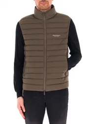 Piumino smanicato MARRONE L