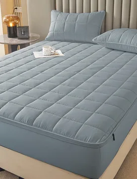 Pieza Protector de colchón impermeable con cremallera de 6 lados, funda de colchón gris, bolsillo profundo, sábana de ajuste cómodo, se ajusta a c - Shein - FashionsVida