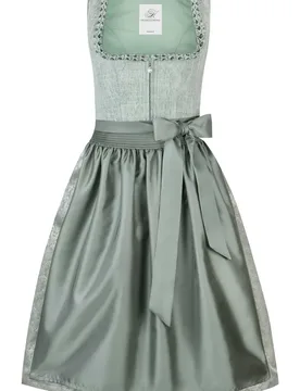 Dirndl Lunara (salbei, Gr. 34) von Heimatgwand für Damen, Mieder: 100% Polyester, Rock: 42% Baumwolle, 58% Polyester - Stockerpoint - FashionsVida