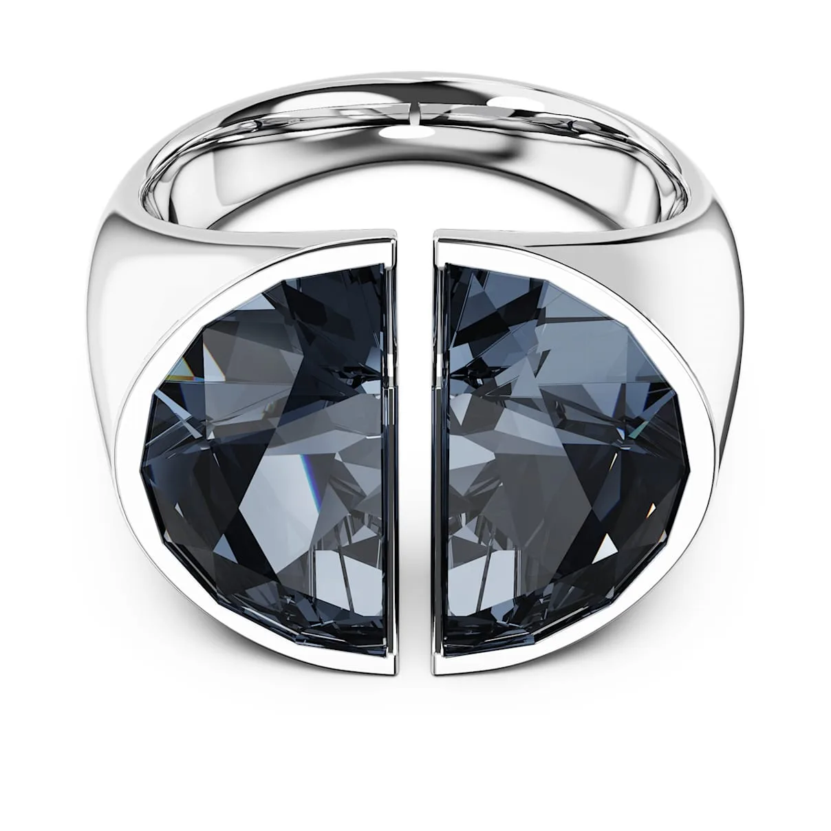 Anello cocktail Lucent, Grigio, Placcato rodio 62 - Swarovski - FashionsVida