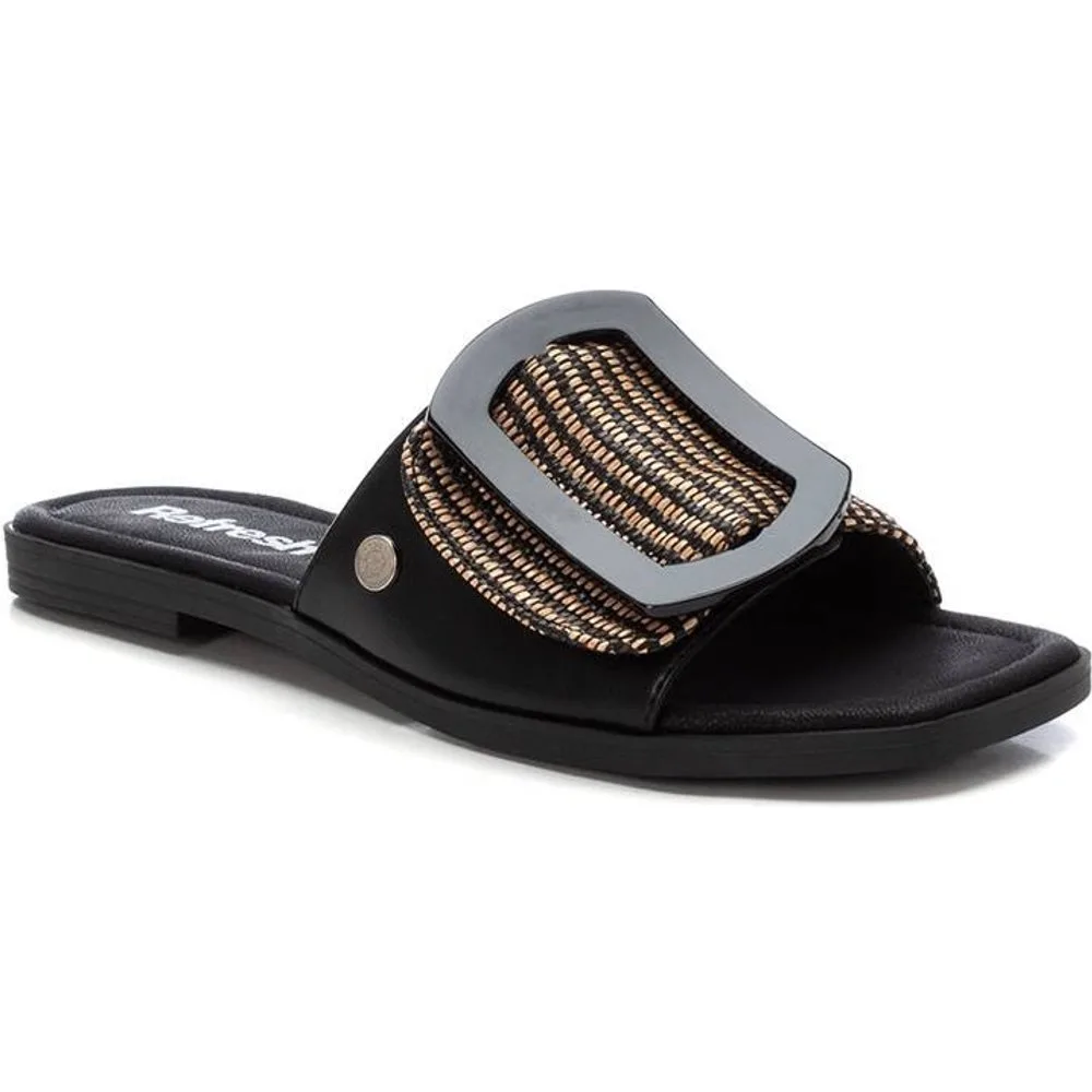 Sandalias planas de mujer con pala ancha - Refresh - FashionsVida
