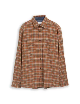 Comfort checked shirt male - L - FashionsVida