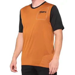 Maglia Da Enduro A Maniche Corte Ridecamp Terracotta / Black