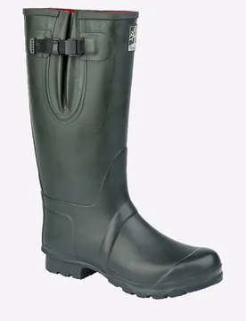 Mens Darwin Neoprene Insulated Wellingtons Unisex - Green - Size Uk 9 - Woodland - FashionsVida