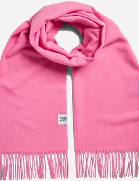 Bufanda fina con flecos de mujer - Pieces - FashionsVida