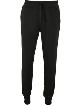 Mens Jake Slim Fit Jogging Bottoms (Black) - Size Large - SOLS - FashionsVida