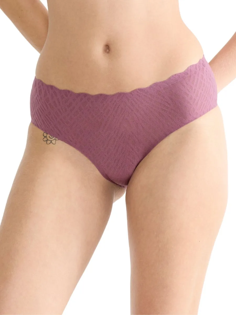 Womens Zero Feel Bliss Hipster - Purple Polyamide - Size X-Large - Sloggi - FashionsVida