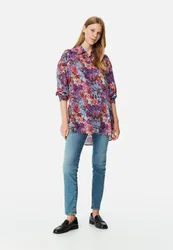 XS PRINTED OVERSIZE SHIRT female