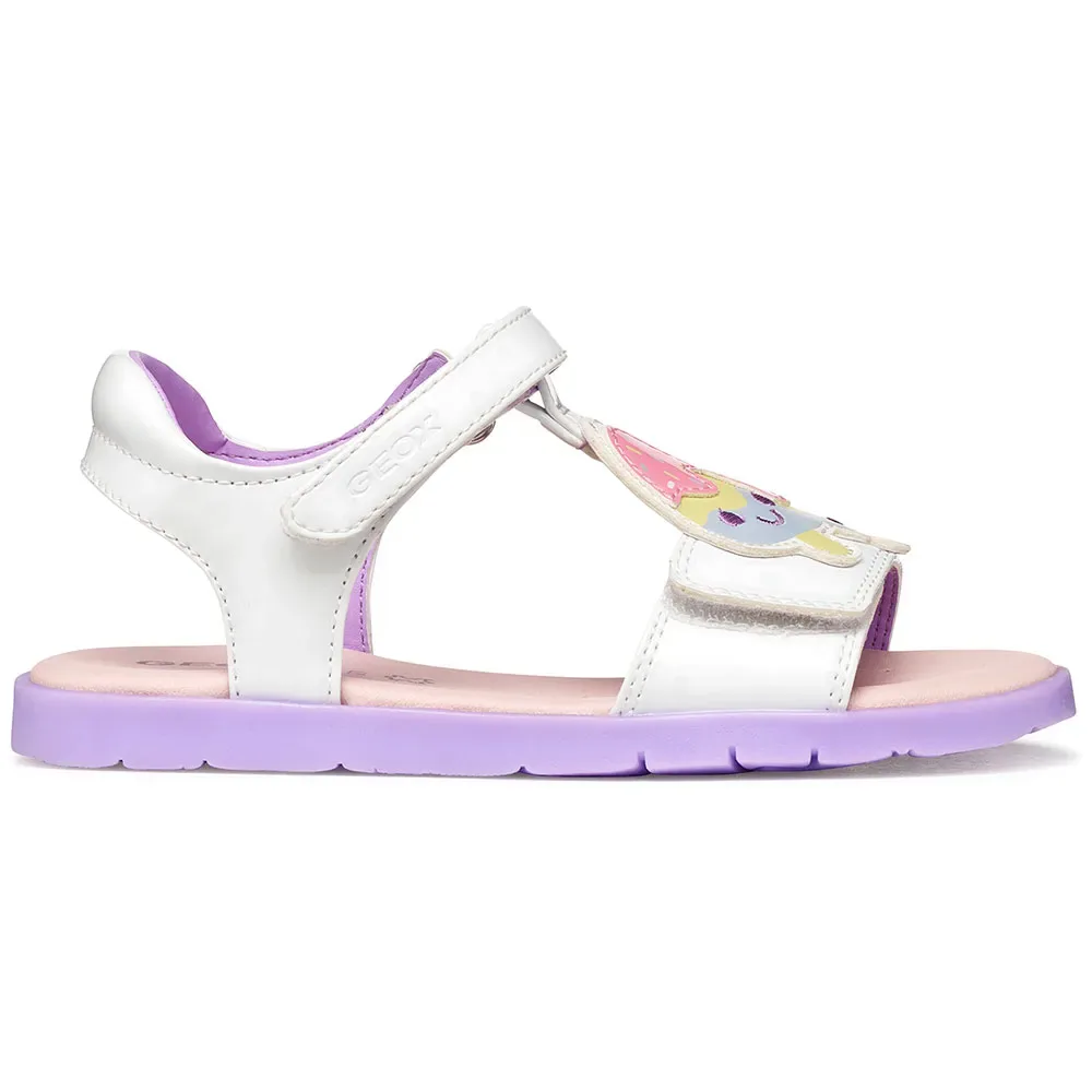 Sandali Joyfoot White / Lilac EU 29 - Geox - FashionsVida