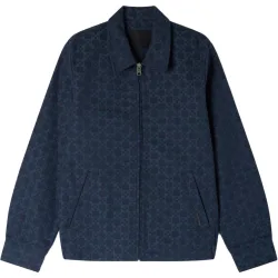 Cazadora vaquera de hombre corte entallado jacquard