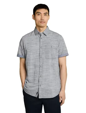 Camicia A Maniche Corte 105090 Navy Horizontal Stripe 3XL - Tom tailor - FashionsVida