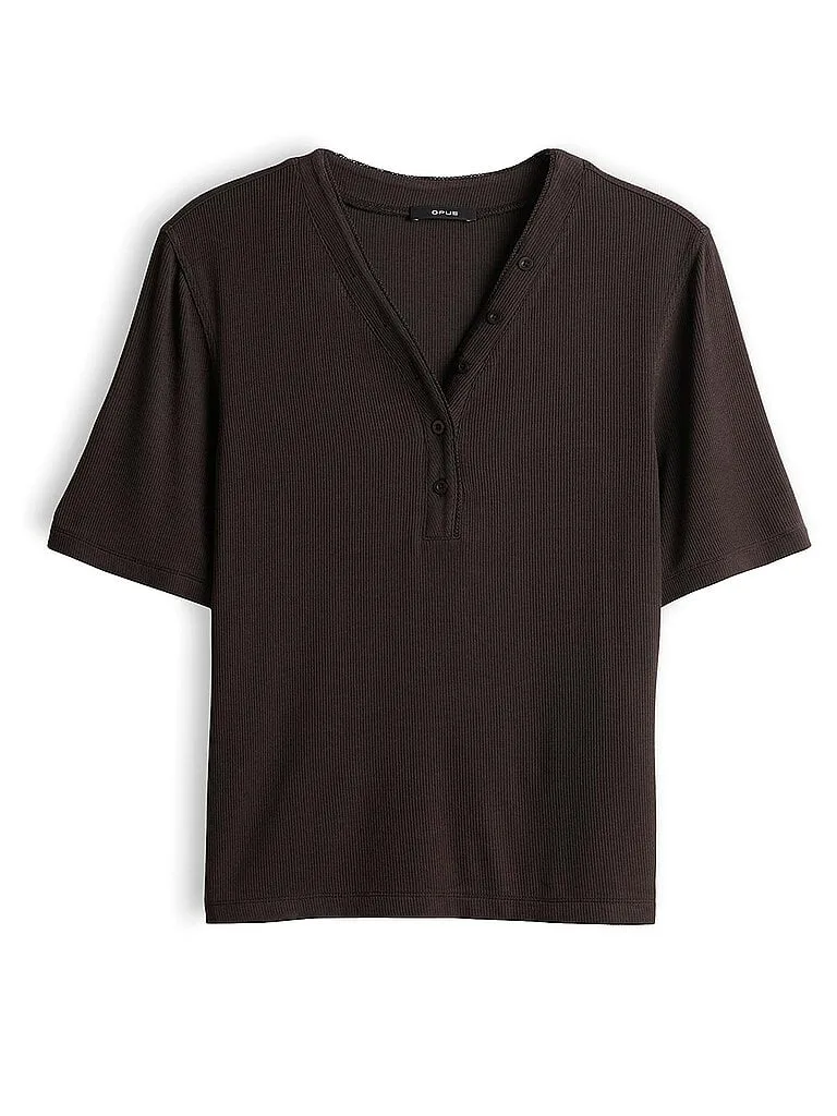OPUS T-Shirt SANEZ braun 44 damen - Opus - FashionsVida