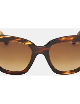 Gafa de sol de mujer geométrica en acetato con lente degradada - Tom Ford - FashionsVida