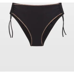 Braga de bikini alta de mujercon regulador ajustable para tallas normales y grandes