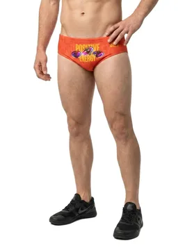 S.w.smiley Sensoral Shimmer Swimming Brief Orange L Men - OTSO - FashionsVida