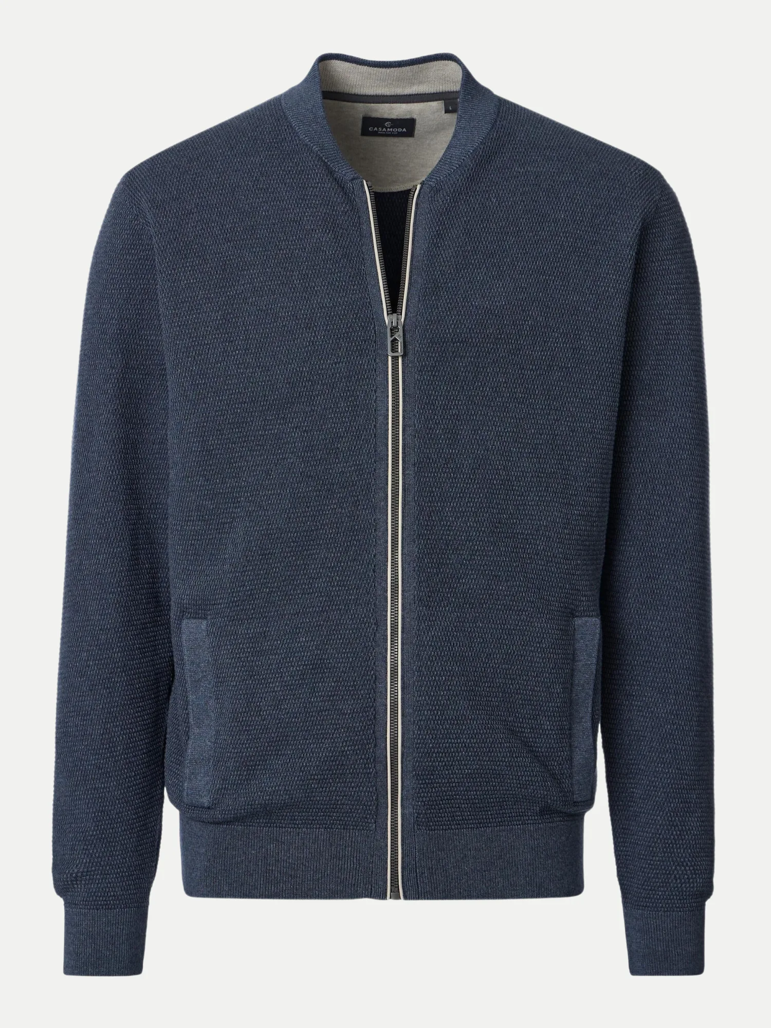 Casamoda Strickjacke SNOS Blau L - Casamoda - FashionsVida