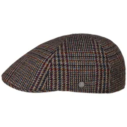 Spickard Wool Glencheck Flat Cap by - navy - Size: XL (60-61 cm)