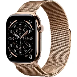 Watch Series 11 GPS + Cellular 46mm con Correa Milanese Loop Oro (M-L)