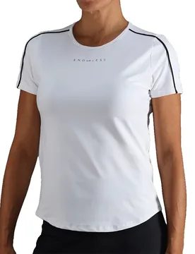 Indy Short Sleeve T-shirt White XL - Endless - FashionsVida