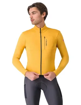 Maglia A Maniche Lunghe Unlimited Trail 2 Gold / Dark Grey - Castelli - FashionsVida