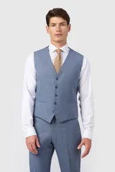 Mens Airforce Suit Waistcoat - Blue - Size 38 (Chest)