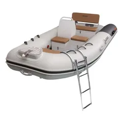 Inflatable Boat Ladder Silver 13.5 x 87 cm unisex