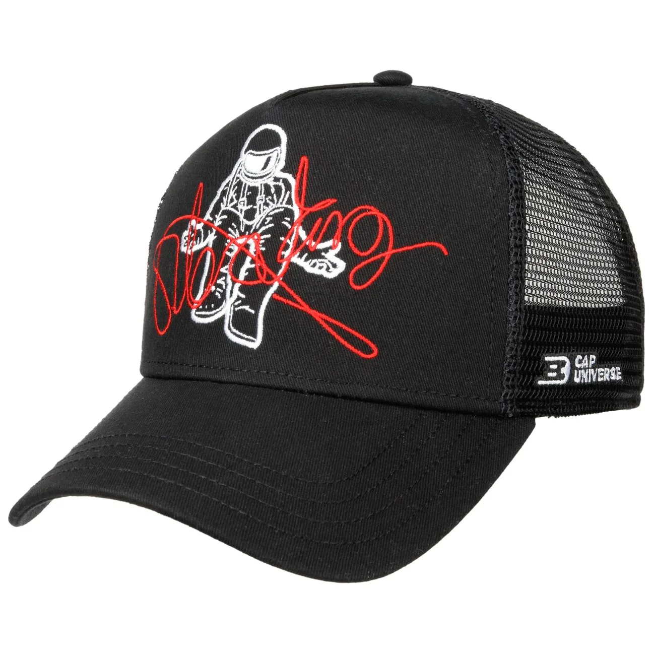 Floating Trucker Cap by - black - Female - Size: One Size - CapUniverse - FashionsVida