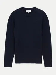 Regular-Fit Pullover Basic Blau M