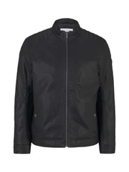 Fake leather jacket male