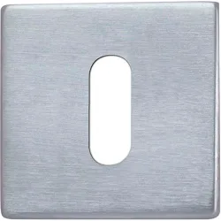 Roseta Cuadrada Bocallave Oval 50 x 50 x 5 mm