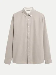 Flannel-Hemd ARAAMO Beige L